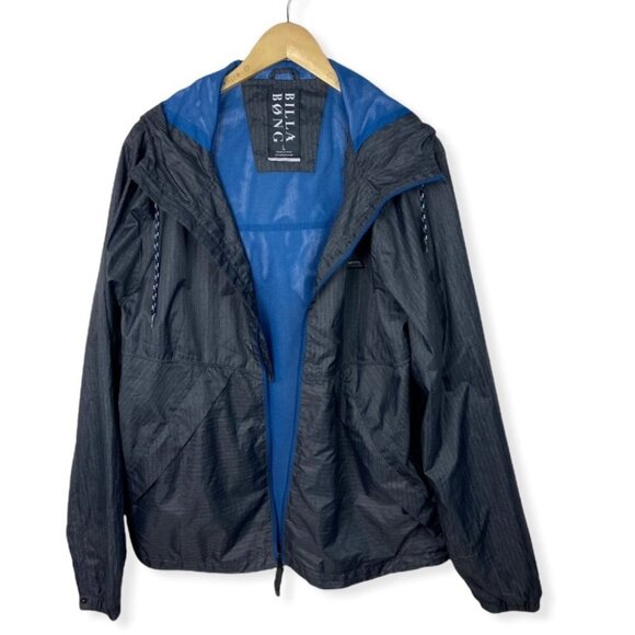 Billabong Soft Shell Jacket Blue Vented Mens Size Large Windbreaker Full Zipper - Picture 2 of 14